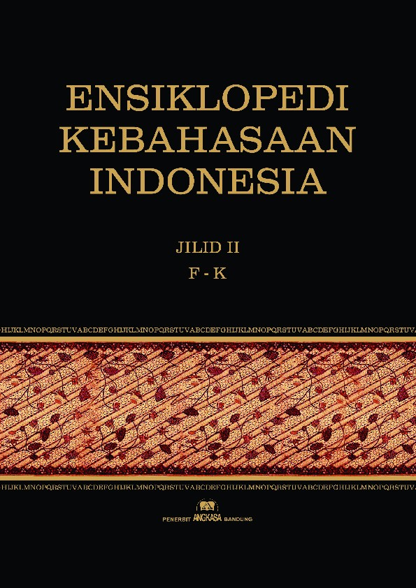 Ensiklopedi Kebahasaan Indonesia Jilid II